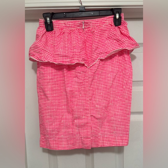 Lilly Pulitzer Peplum Skirt - Picture 2 of 4